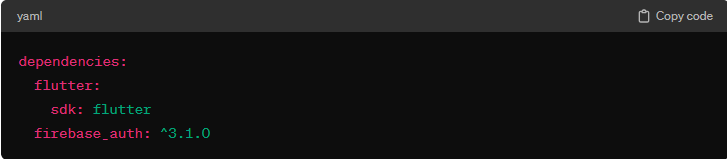 Set up Firebase Project